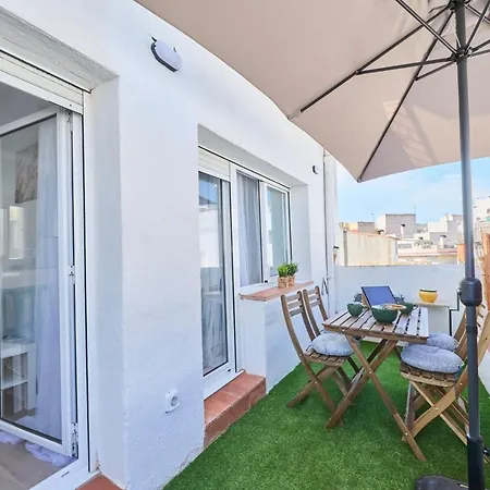 Lovely 2 Bedroom Apartment With Terrace Blanes Exterior photo